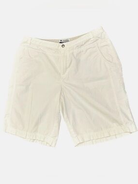 Columbia Women's White‎ Outdoor Sz 14 Shorts inseam 10 Lightweight and Casual